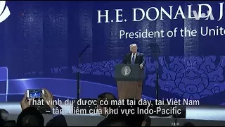 Điểm nhấn bài phát biểu của TT Trump tại APEC Viet Nam 2017