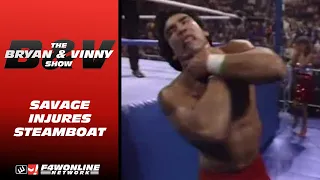 The night Randy Savage injured Ricky Steamboat | WWF Wrestling Challenge | Bryan & Vinny Show