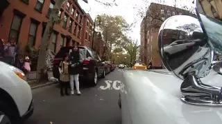 (Short Clip) Ecto-1 "Ghostbusters" in New York City - Halloween 2015