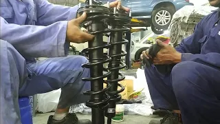 lexus lx 570 hydraulic shock absorber replacement step by step