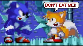 Werehog Sonic in Sonic 1 (Sonic Hack)