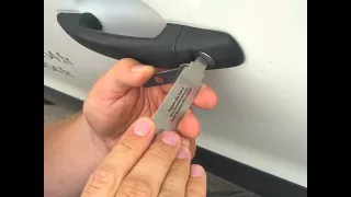 Ouverture porte voiture sans clé  en moins de 3 min