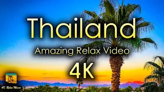 THAILAND - Amazing Islands And Beautiful Waterfalls 4K Relaxation Video