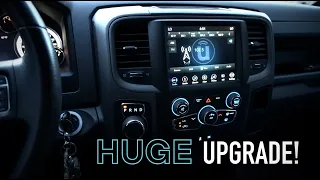 Installing the 8.4" Uconnect radio in a 4th gen Ram!