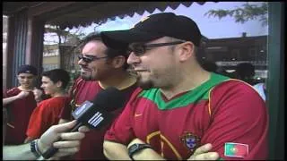 Portugal Fans Hope to face Greece in Final (UEFA Euro 2004)