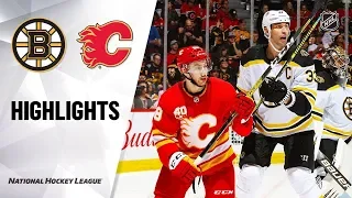 Калгари - Бостон / NHL Highlights | Bruins @ Flames 2/21/20