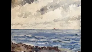 Watercolor Lesson on Winslow Homer's "Bermuda".