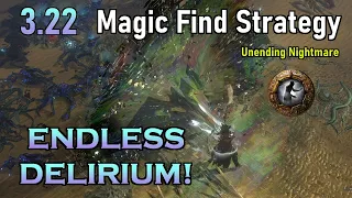 3.22 Magic Find Strategy! 💰 Unending Hunger Atlas Tree: ALWAYS run 8-modded Delirious maps for cheap