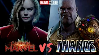 Captain Marvel vs Thanos | Incredable Fight Scene | Avengers Endgame | Wakanda |