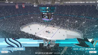 NHL 22 Full Match - Seattle Kraken vs San Jose Sharks - Simulation