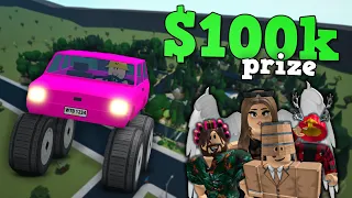 Bloxburg Youtuber Monster Truck Race!