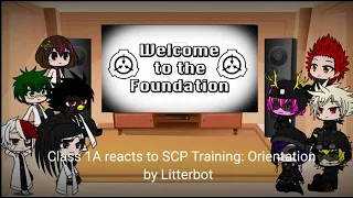 Class 1A reacts to SCP Training: Orientation by Litterbot