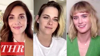The Happiest Season Cast: Mackenzie Davis, Kristen Stewart, Alison Brie | THR Interview