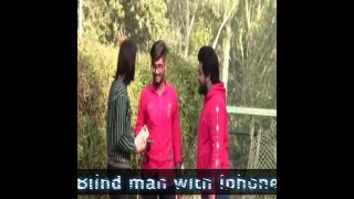 Blind man with iphone 12 pro max: prank in pakistan