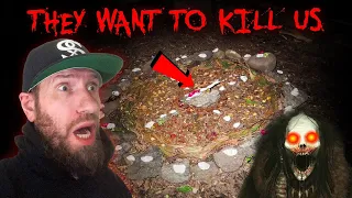 (ATTACKED) THEY WANT TO KILL US IN HAUNTED CURSED INDIAN BURIAL GROUND RITUAL FOREST (PART 1)