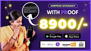 🔴 8900 ( With Proof )🔥 Gpay, Phonepe, Paytm | New Earning App | Earn money Online | Work From Home