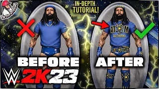 How to Create a Logo On WWE 2K23!
