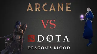 Arcane vs Dota: Dragon's Blood, или как Valve опять облажались