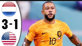 Netherlands vs USA | All GOALS & Extended Highlights_2022 |Fifa Qatar