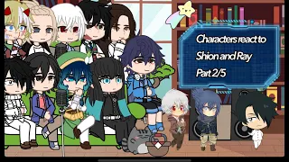 My favorite characters react || 2/5 || REPOST || Shion & Ray  || creds in comments || read desc