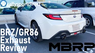 2022 BRZ/GR86 MBRP Axleback Review