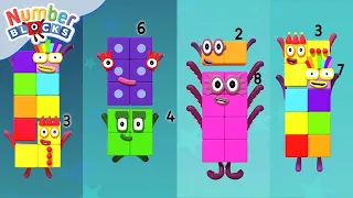 Awe Walk in Numberland 🌈 | Maths for Kids 12345 | Learn to Count | @Numberblocks