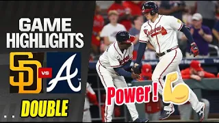 ATL Braves vs Padres (May 17, 2024) Highlights | What a Play! Double !!!