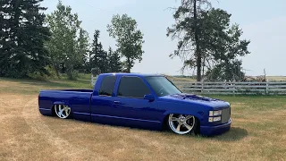 Bagged and Body Dropped OBS GMC Sierra