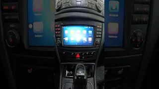 7” Inch Octa Core CPU Android 12 Navigation Mercedes E Class W211 Rear Parking Camera
