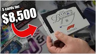 $8,500 For 5 CARDS! Opening Topps Dynasty F1 (Formula 1)