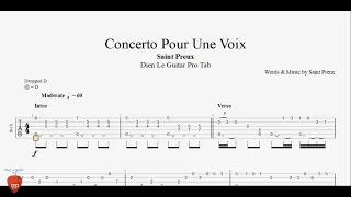 Concerto Pour Une Voix by Saint Preux - Guitar Pro Tab