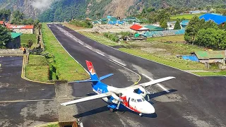 Lukla Airport takeoffs in May 2024 || most dangerous airport in the world