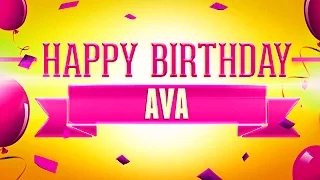 Happy Birthday Ava