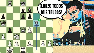 ¡MAGIA SOBRE UN TABLERO DE AJEDREZ! 🎩🐰: Tal vs Furman (Riga, 1955)