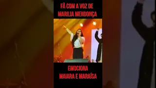 Fã com voz de Marilia Mendonça emociona Maiara e Maraisa