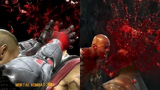 Mortal Kombat Movie (2021) Vs. MK Game Fatalities Comparison