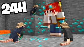 CONTRATEI RATOS PARA MINERAR PARA MIM POR 24 HORAS NO MINECRAFT