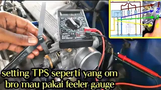Cara setting TPS (Throttle Position Sensor) 4 kabel great corolla | all new corolla 4a-fe ( 7a-fe )