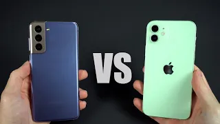 Galaxy S21 vs iPhone 12 : Lequel choisir ?