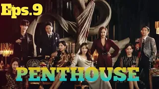 PENTHOUSE EPISODE 9 - SUB INDO || OH YOON HEE DI SEKAP !!!