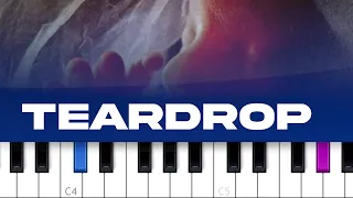 Massive Attack - Teardrop (piano tutorial)