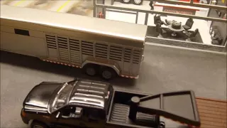 1/64 Custom Horse trailer & flatbed truck ( old project )