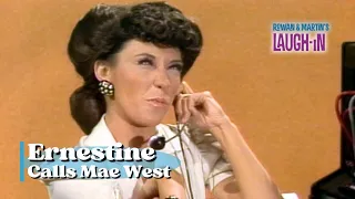 Lily Tomlin | Ernestine Calls Mae West | Rowan & Martin's Laugh-In