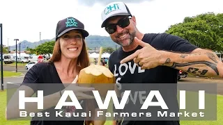 BEST Kauai Farmers Market | Tasting Kauai Lihue Farm Food Tour | Hawaii Vacation Tips