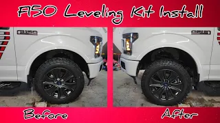 DIY: EASY F150 Leveling Kit Spacer Install, No Specialty Tools Needed!!!!