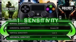 Playing on 1 Sensitivity  in Every Call of Duty / Ghosts619