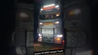 Scania V8 S650 Camper Truck!!!