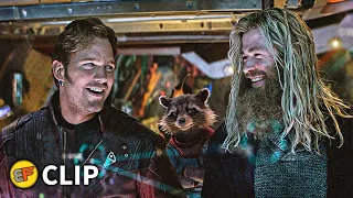 Thor Joins The Guardians of the Galaxy Scene | Avengers Endgame (2019) IMAX Movie Clip HD 4K