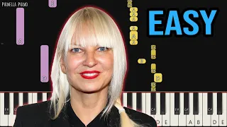 Sia - Cheap Thrills | EASY Piano Tutorial by Pianella Piano