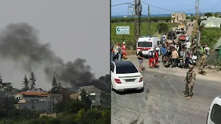 Smoke billows after Israel strikes villages in south Lebanon | AFP